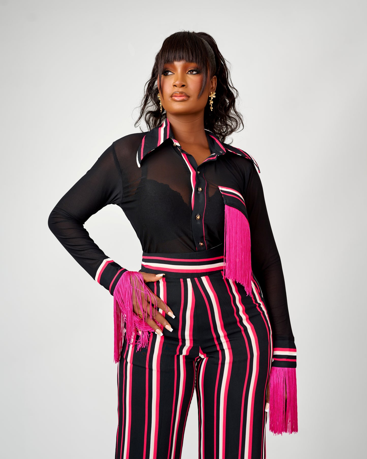Keke 2piece | In White/Black