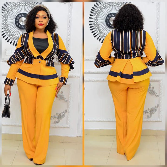 The Lexi Stripe Suit Set